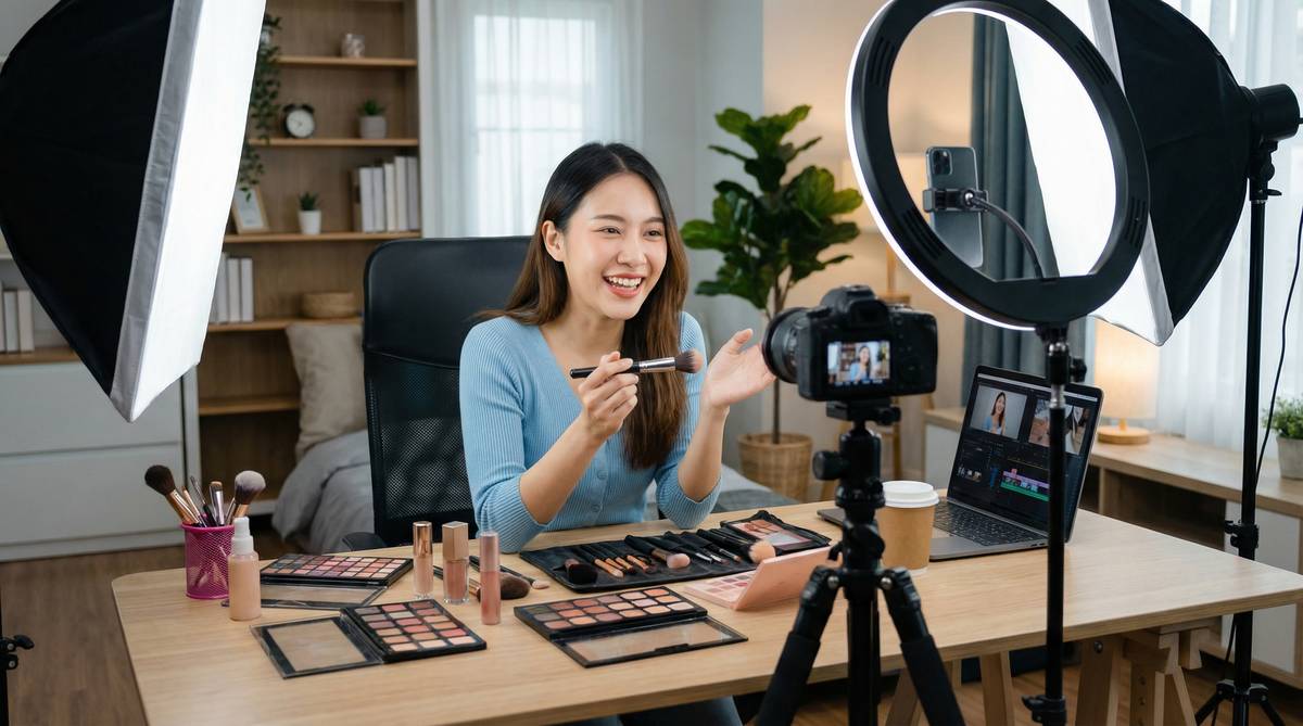 女神视频美妆教程